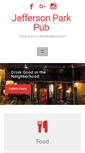 Mobile Screenshot of jeffersonparkpub.com