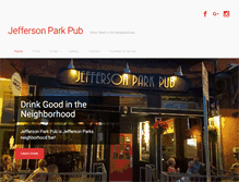 Tablet Screenshot of jeffersonparkpub.com